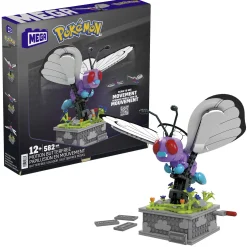 Pokémon Motion Butterfree with Motion Brick Building Set by MEGA