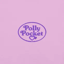 Polly Pocket Icons Embroidered Pink T-Shirt