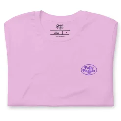Polly Pocket Icons Embroidered Pink T-Shirt