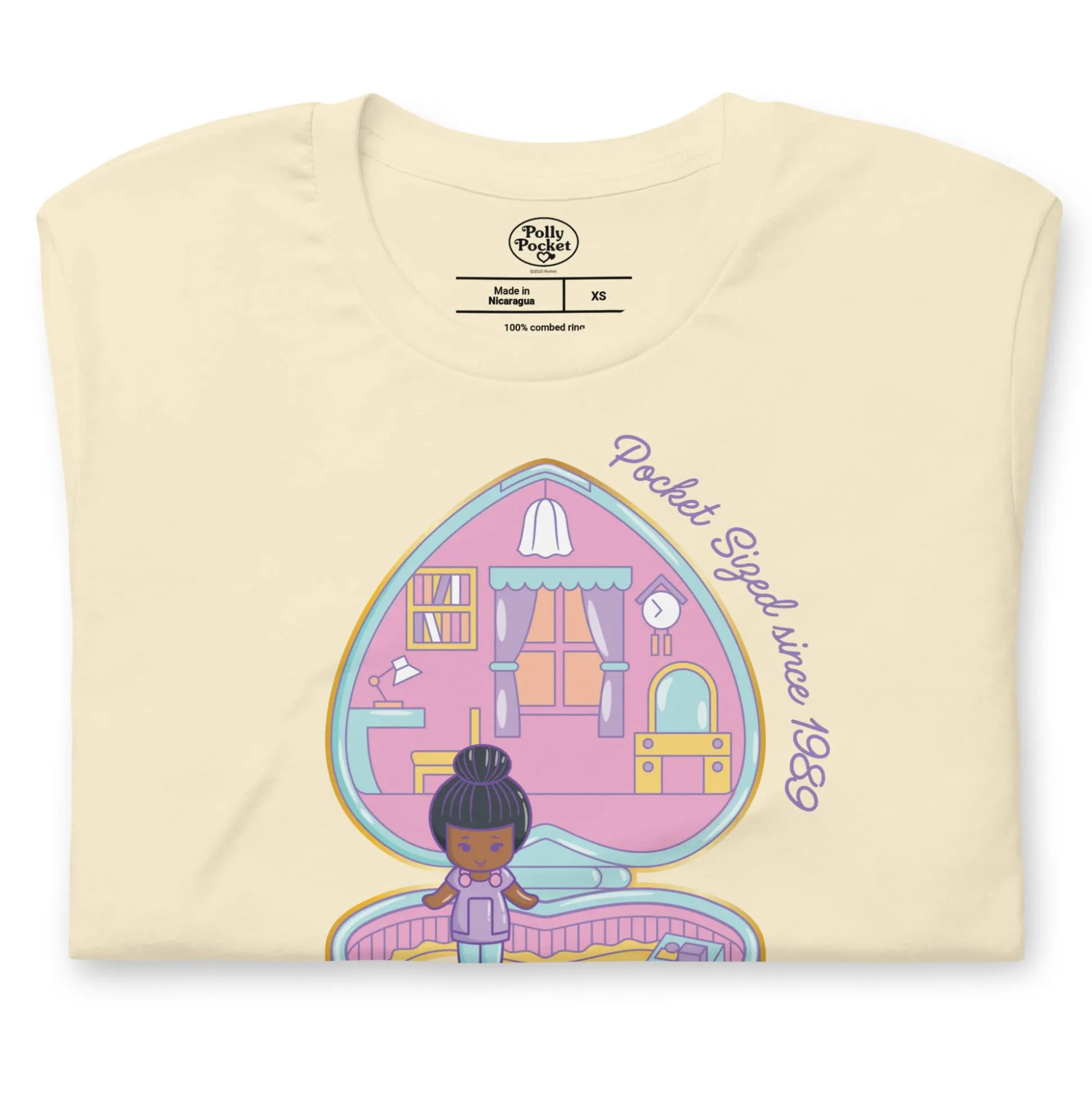 Polly Pocket Sized Since 1989 Yellow T-Shirt
