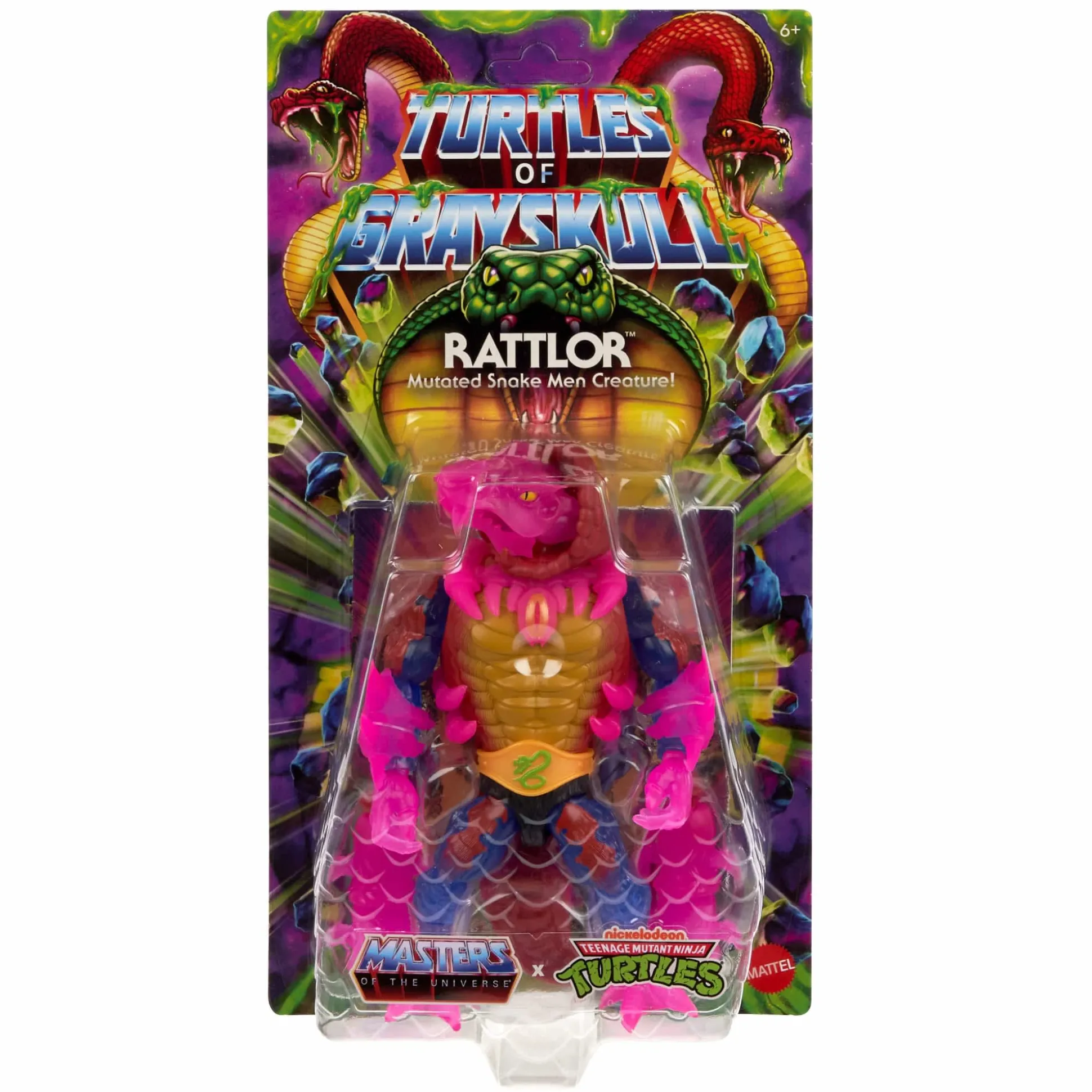 Turtles of Grayskull Rattlor Action Figure