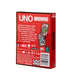 UNO Fandom NFL Cleveland Browns Game Deck