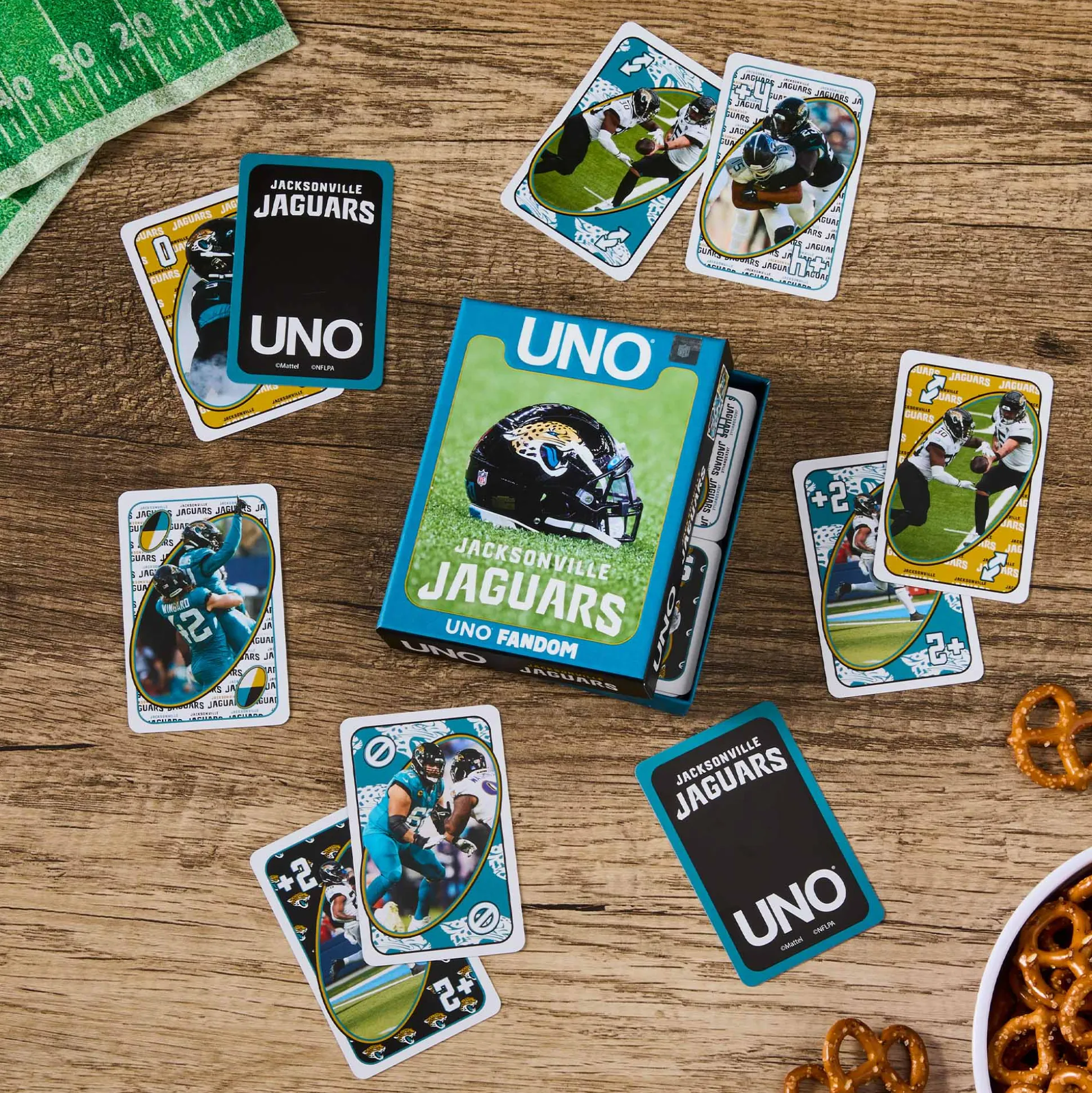 UNO Fandom NFL Jacksonville Jaguars Game Deck