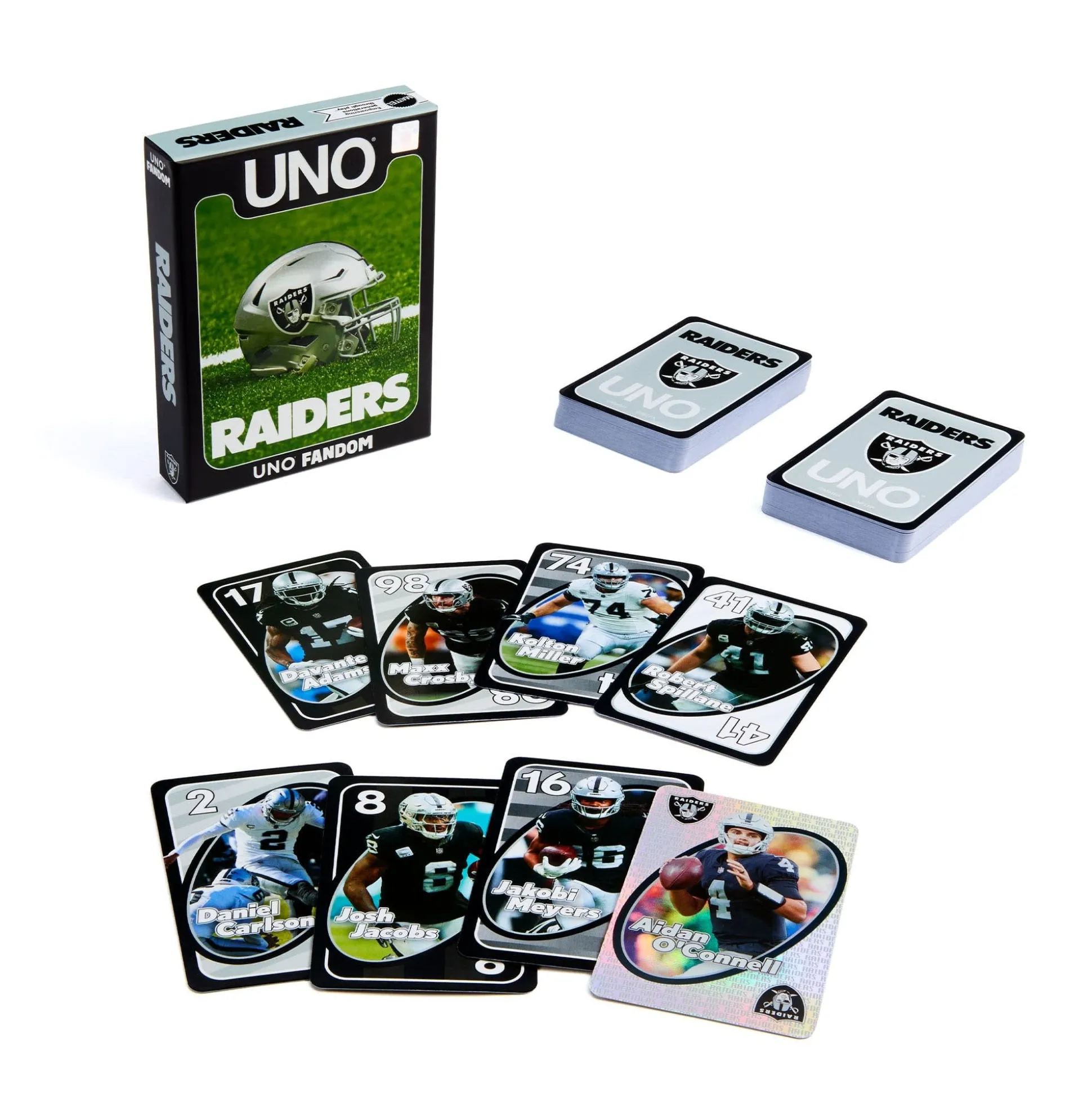 UNO Fandom NFL Las Vegas Raiders Game Deck