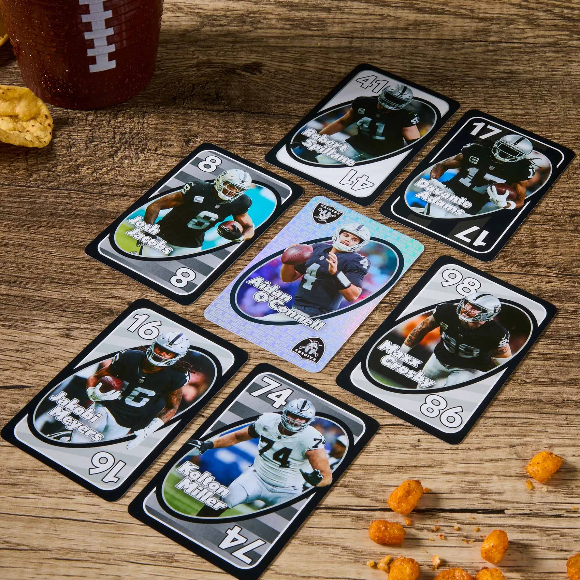UNO Fandom NFL Las Vegas Raiders Game Deck