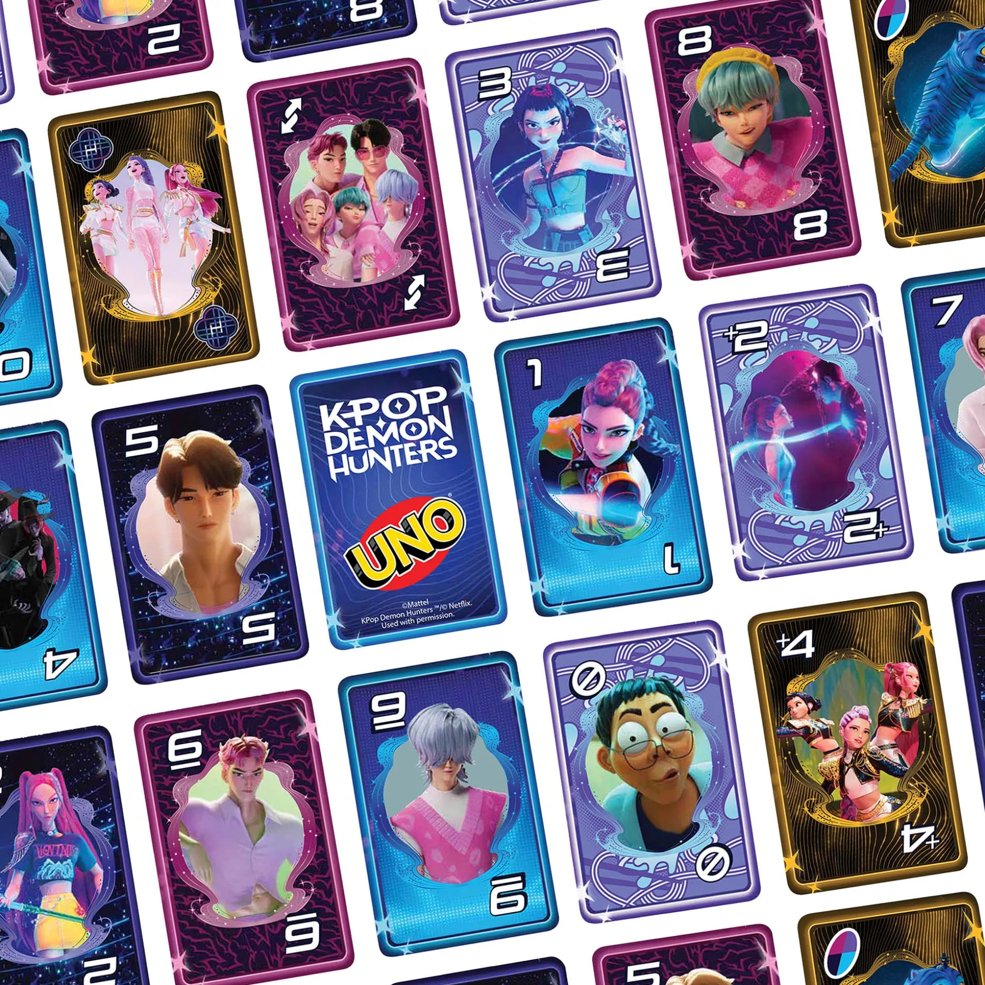 UNO KPop Demon Hunters Deck