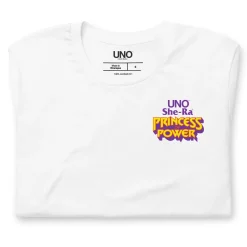 UNO Masters of the Universe She-Ra Princess Power White T-Shirt