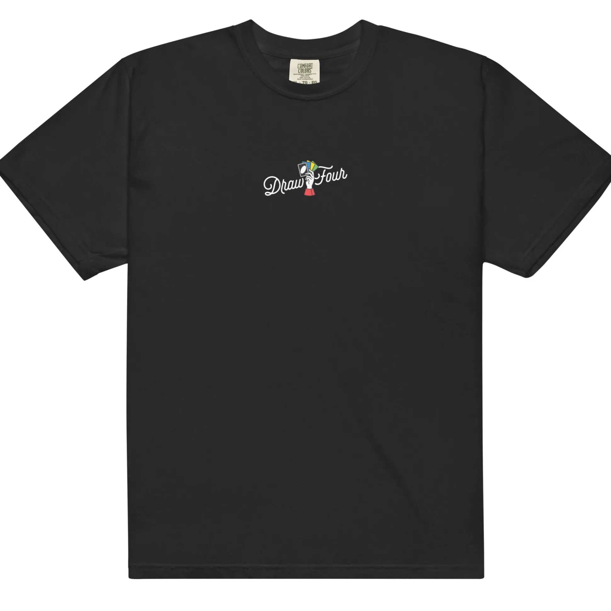 UNO Social Club Draw Four Black T-shirt