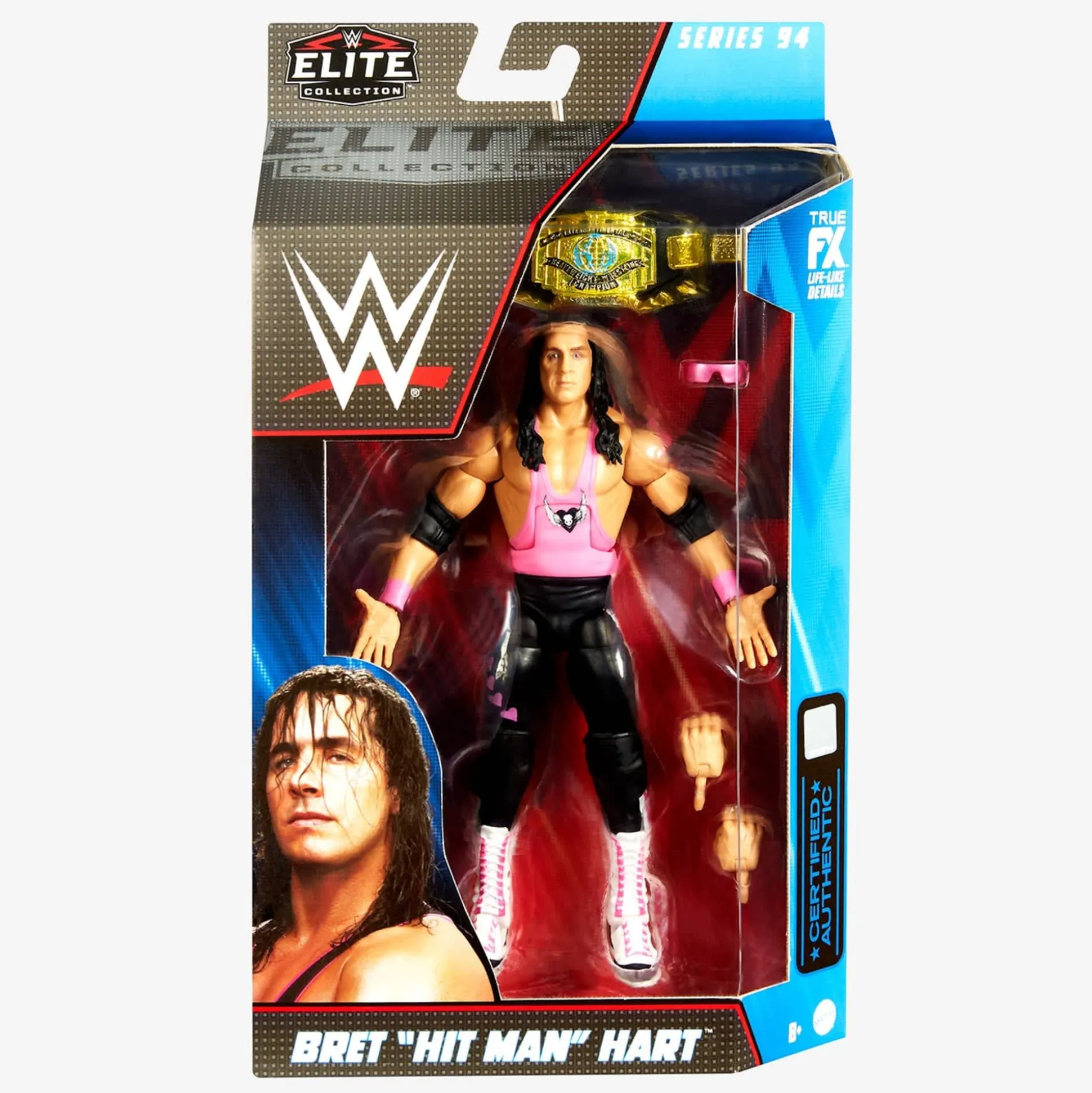 WWE Bret "Hit Man" Hart™ Elite Collection Action Figure
