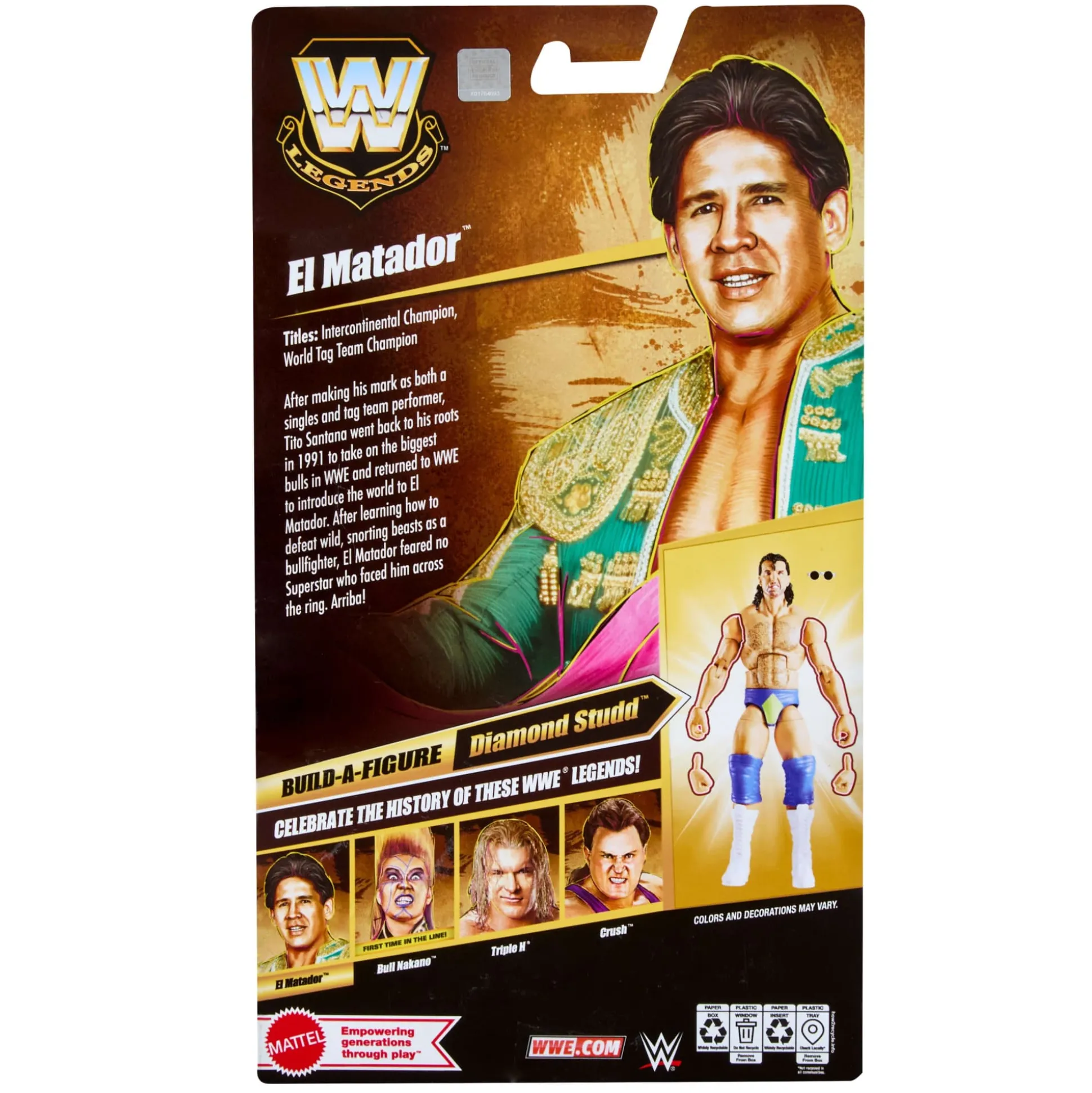 WWE Legends Elite Collection El Matador Action Figure
