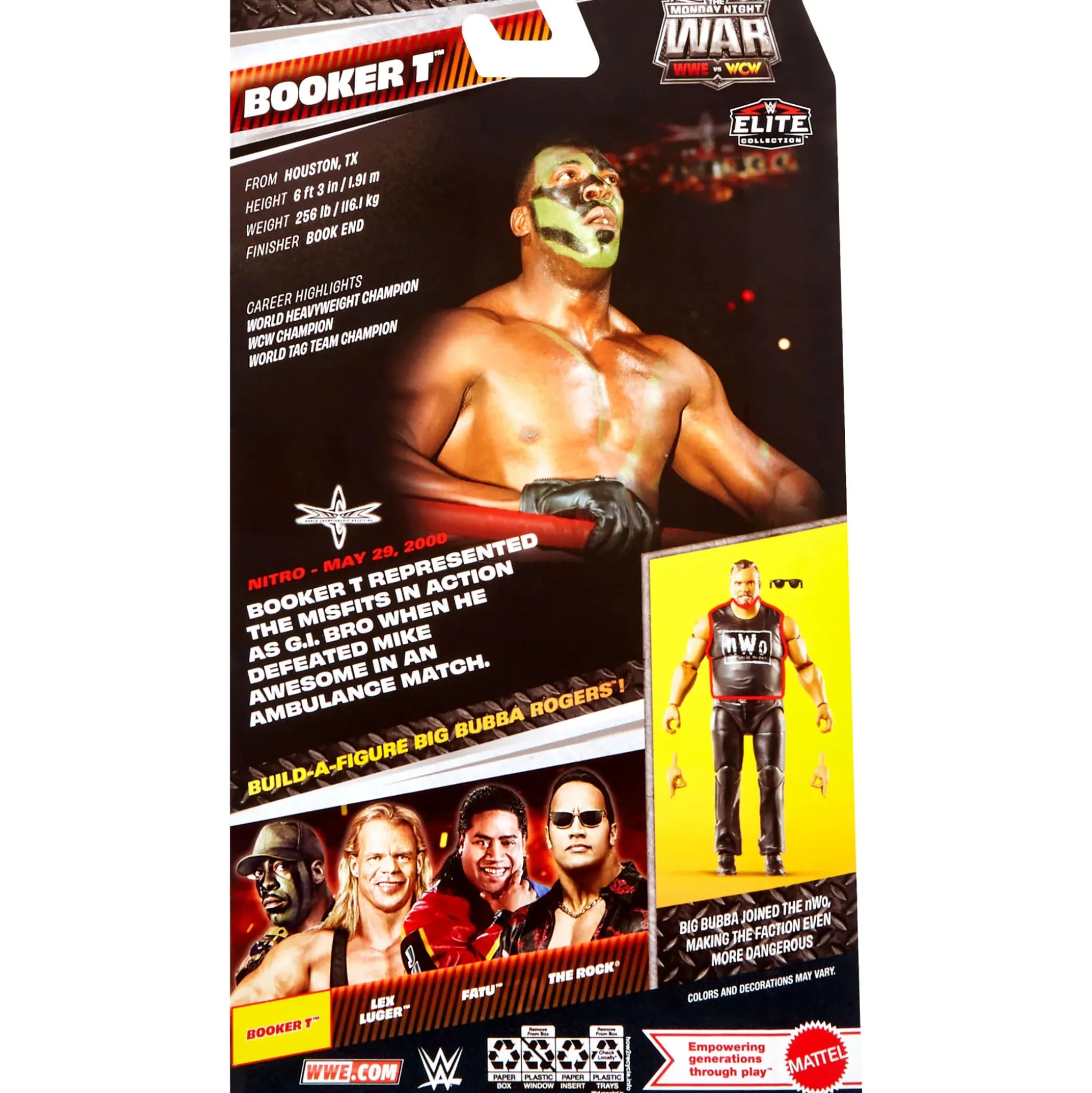 WWE Monday Night War Elite Collection Booker T Action Figure