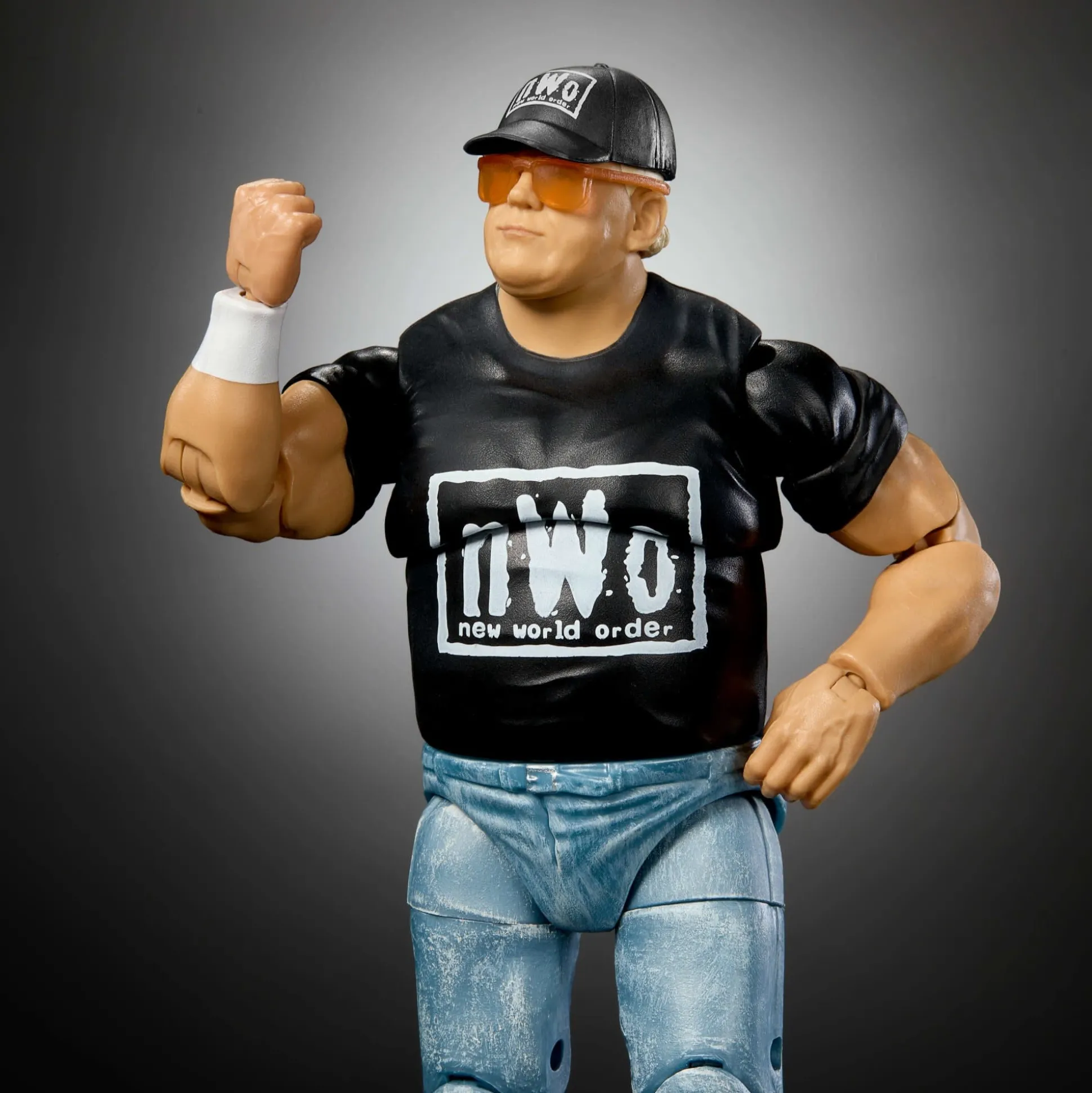 WWE Monday Night War Elite Collection Ultimate Warrior Action Figure & Dusty Rhodes Build-A-Figure Parts