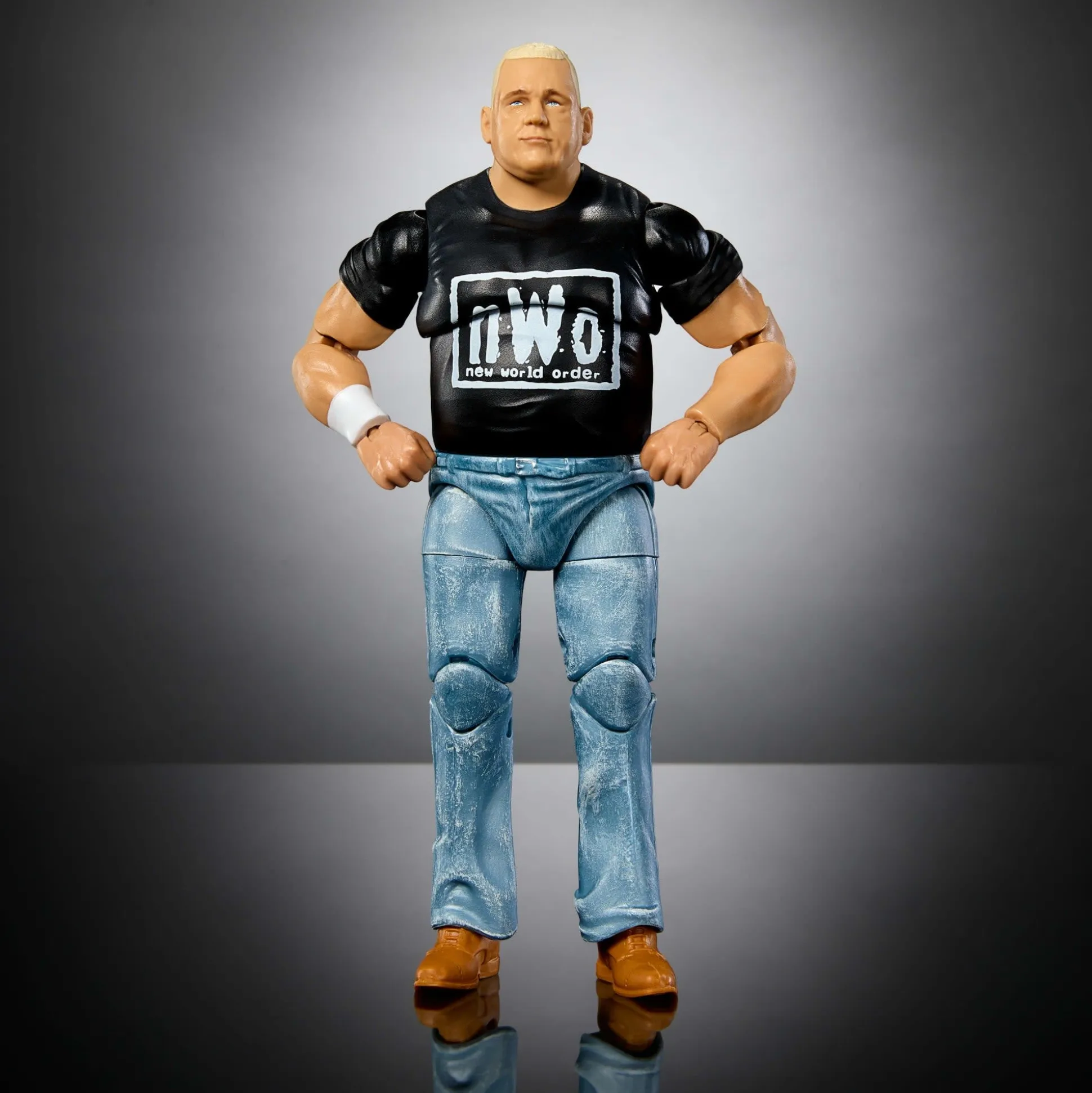 WWE Monday Night War Elite Collection Ultimate Warrior Action Figure & Dusty Rhodes Build-A-Figure Parts