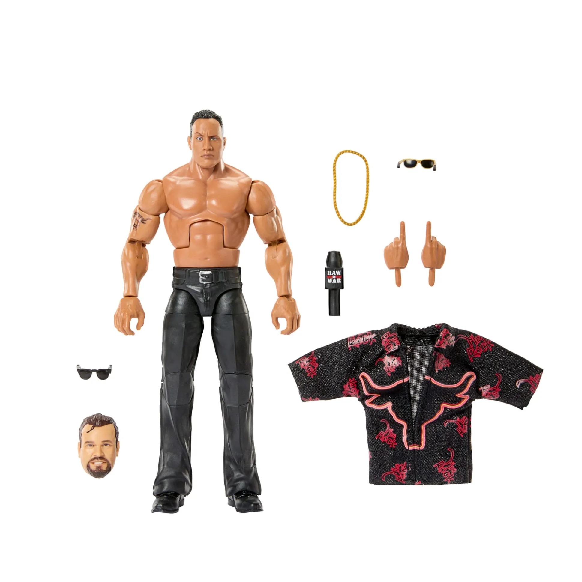 WWE Monday Night War Elite Collection The Rock Action Figure