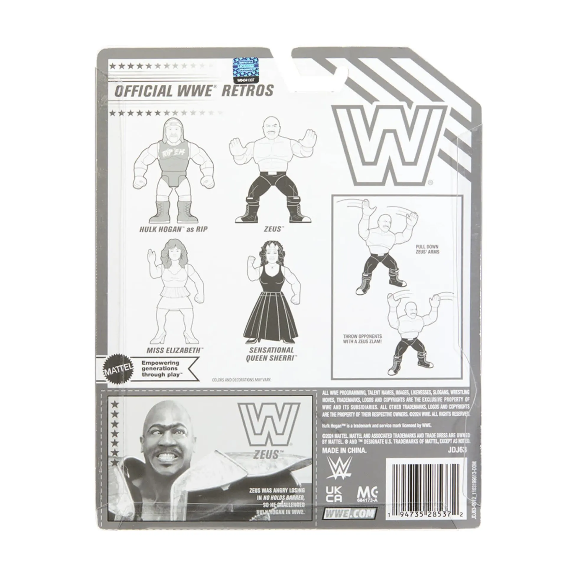 WWE Official Retro Collection Royal Rumble Ring and Brother Love Figure