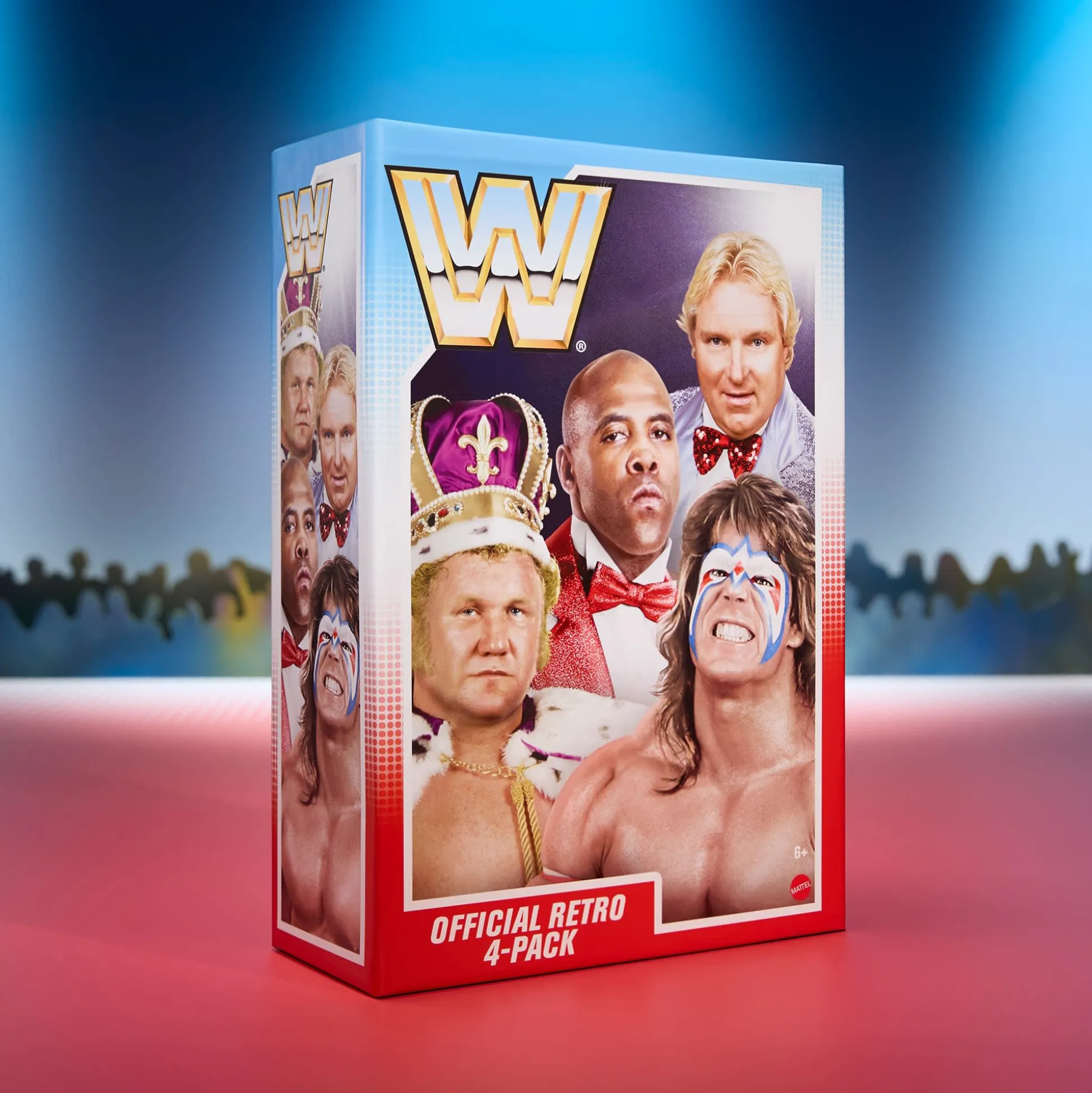 WWE Official Retro 4-Pack Action Figures