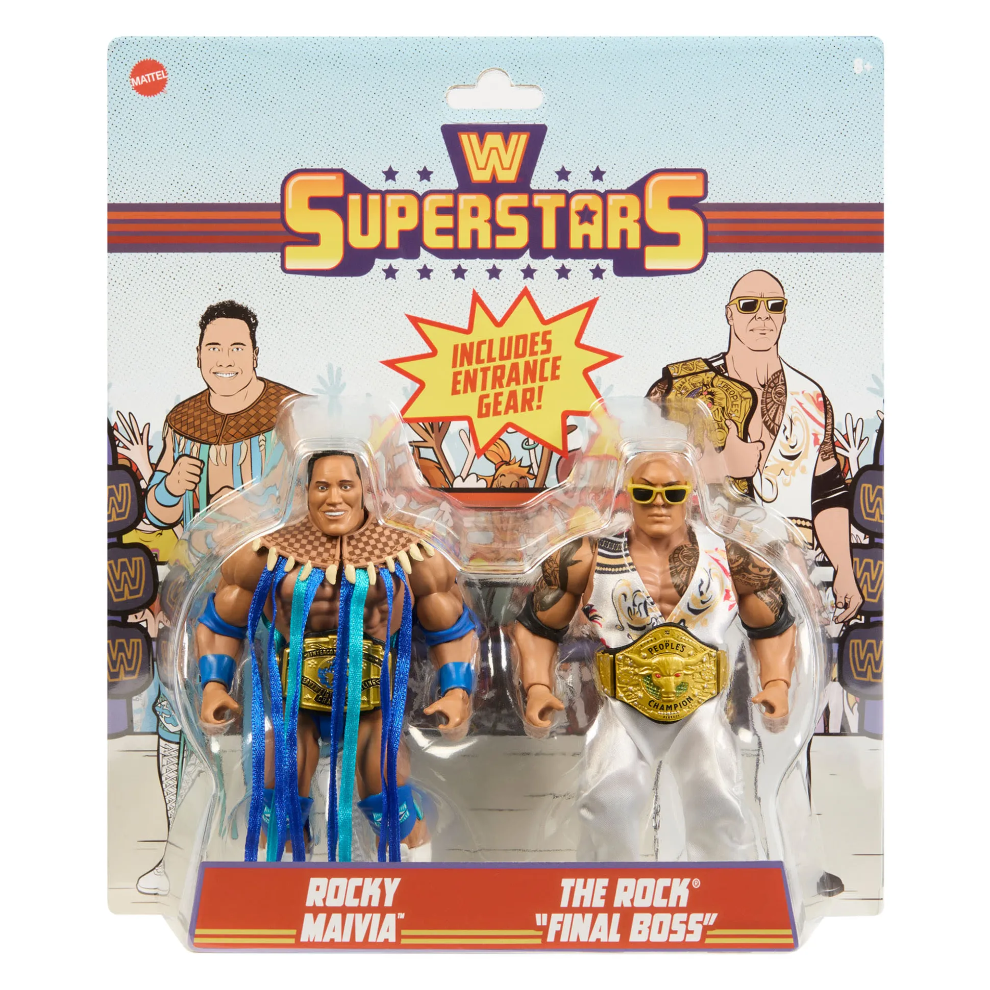 WWE Superstars Rocky Maivia and The Rock 2-Pack
