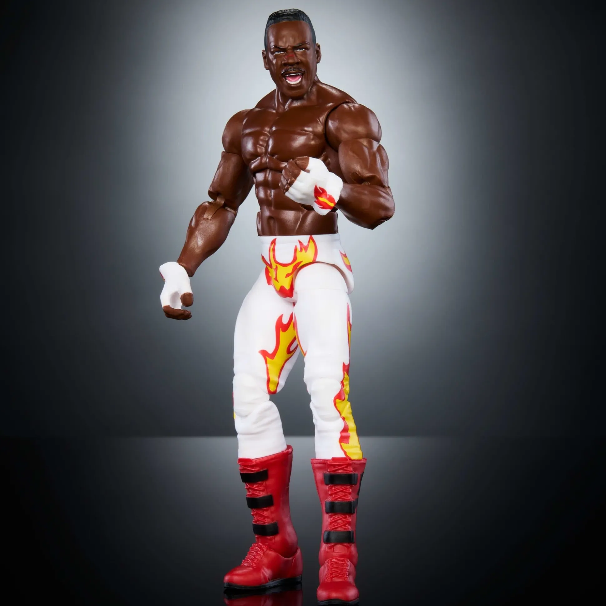 WWE Elite Collection Monday Night War Booker T Action Figure & Golga Build-A-Figure Parts